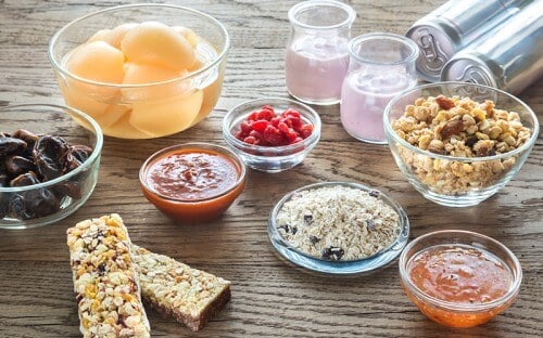 granola, nuts and other foods that hide large amounts of sugar
